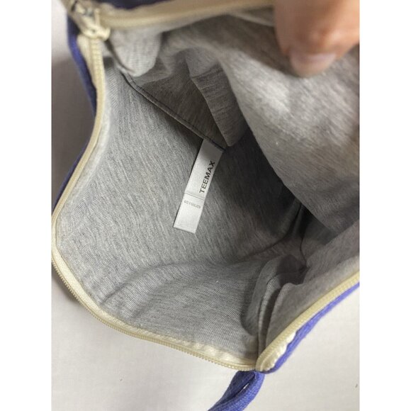 Ketchikan Alaska The Great Land Embroidered Bag Blue Soft Make up bag - Picture 4 of 4